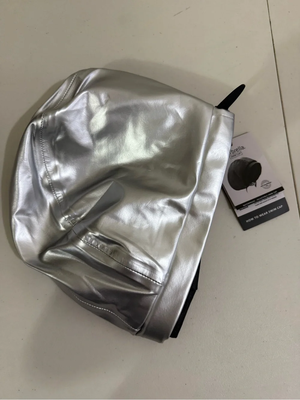 hairbrella Metallic Silver Women's Fashion Bucket Hat